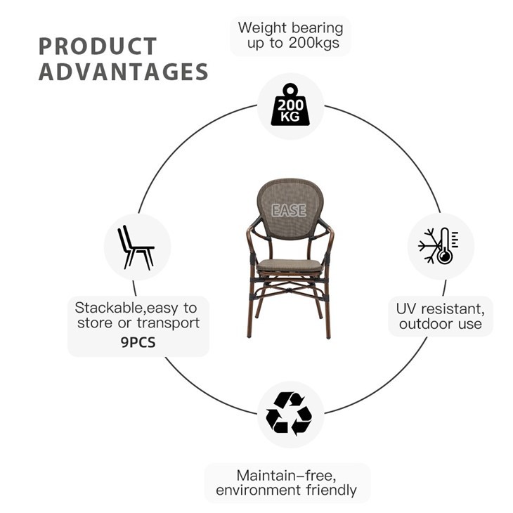 French Bistro Stacking Chair