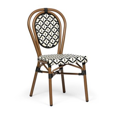 Utendørs bistrostol i aluminium